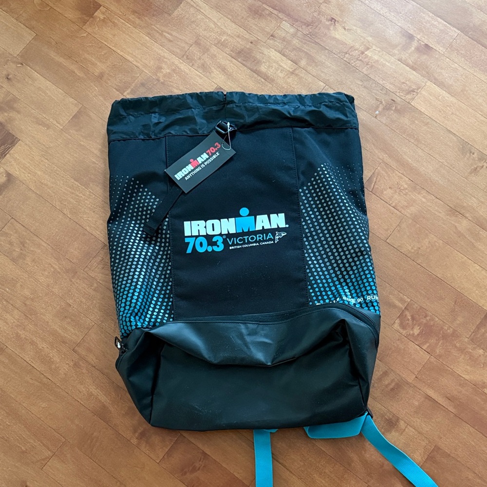 Ironman Victoria 70.3 backpack